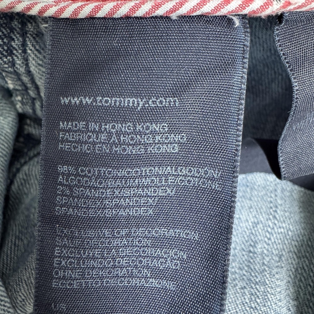 Tommy Hilfiger American Spirit Jeans Womens 14 Blue Mid Rise Flare Stretch - Picture 16 of 16
